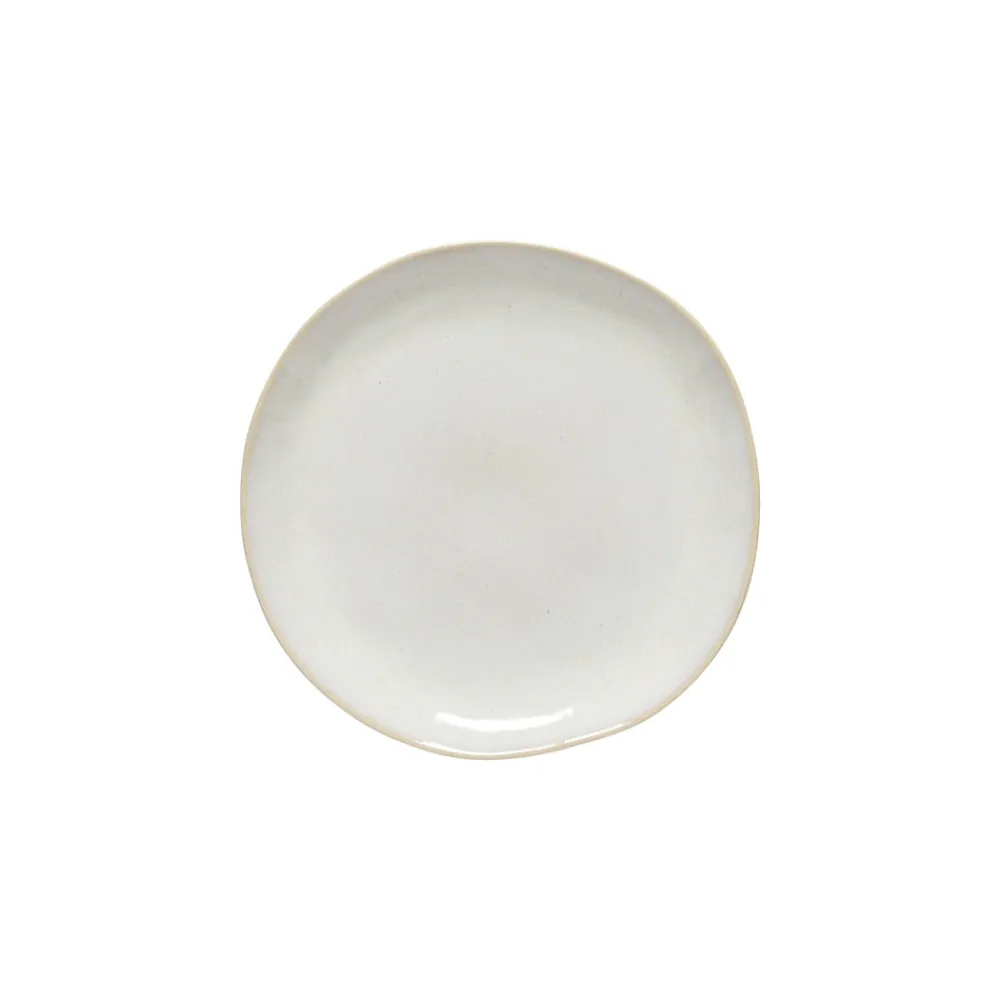 Costa Nova Dinnerware|Brisa Collection Salad Plates in Branca, Set of 6