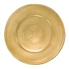 Anna Weatherley Dinnerware|Brushed Charger in Gold