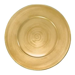 Anna Weatherley Dinnerware|Brushed Charger in Gold