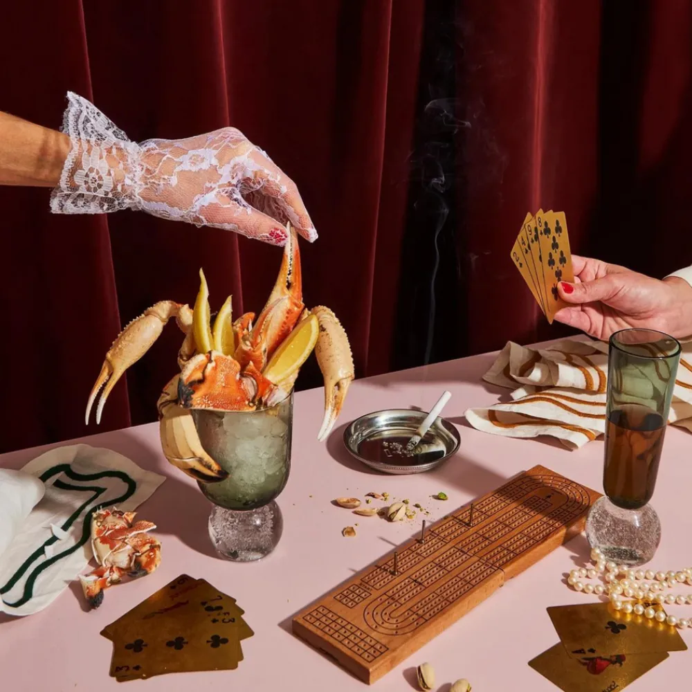 Misette Glassware|Bubble Glass Tumblers in Tourmaline Green, Set of 2