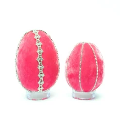 Hot Skwash Living|Décor|Bubblegum Crystal Trimmed Egg