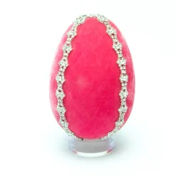 Hot Skwash Living|Décor|Bubblegum Crystal Trimmed Egg