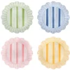 Juliska Dinnerware|Cabana Stripe Melamine Dessert/Salad Plate Assorted, Set of 4 in Multi