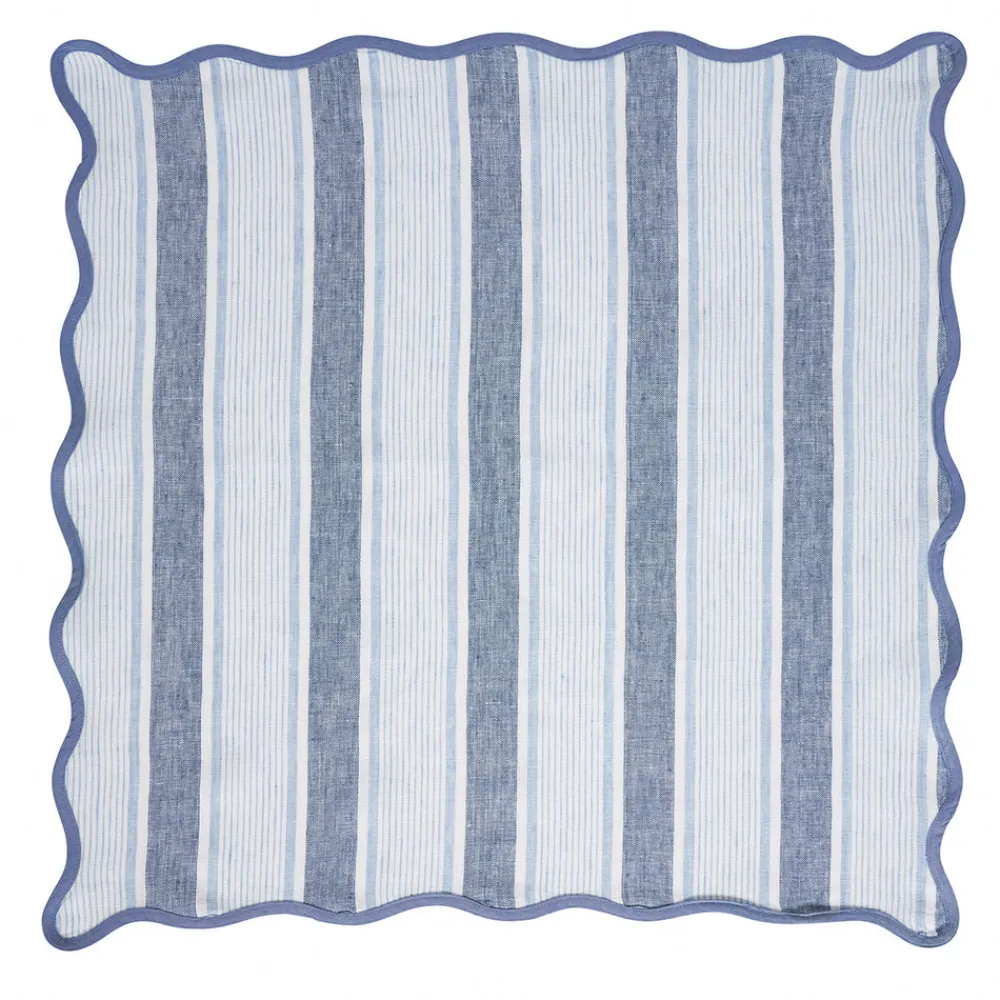 Juliska Place Settings & Linens|Cabana Stripe Napkin Assorted, Set of 4 in Multi