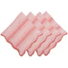 Juliska Place Settings & Linens|Cabana Stripe Napkin, Set of 4 in Coral