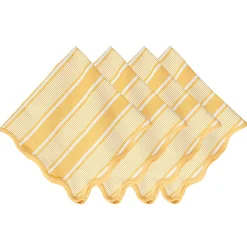 Juliska Place Settings & Linens|Cabana Stripe Napkin, Set of 4 in Sunshine