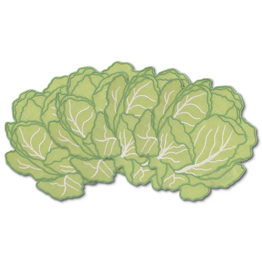 Chefanie Place Settings & Linens|Cabbage Cocktail Napkins, Set of 4