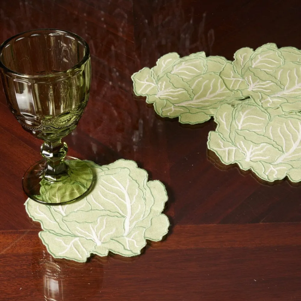 Chefanie Place Settings & Linens|Cabbage Cocktail Napkins, Set of 4