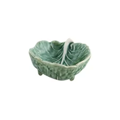 Bordallo Pinheiro Dinnerware|Cabbage Leaf 3" in Green