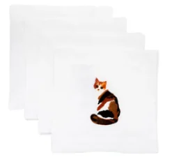 Lettermade Place Settings & Linens|Calico Cat Cocktail Napkins