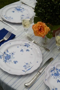 Z.d.G. Dinnerware|Camaieu Dinner Plate in Azur