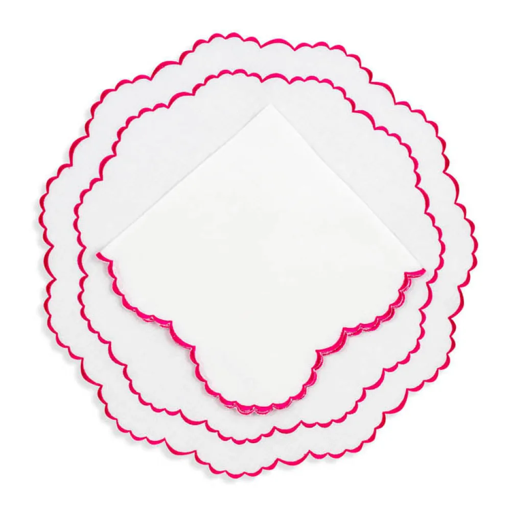 Loulou La Dune Place Settings & Linens|Camille Linen Placemats and Napkins, Set of 12