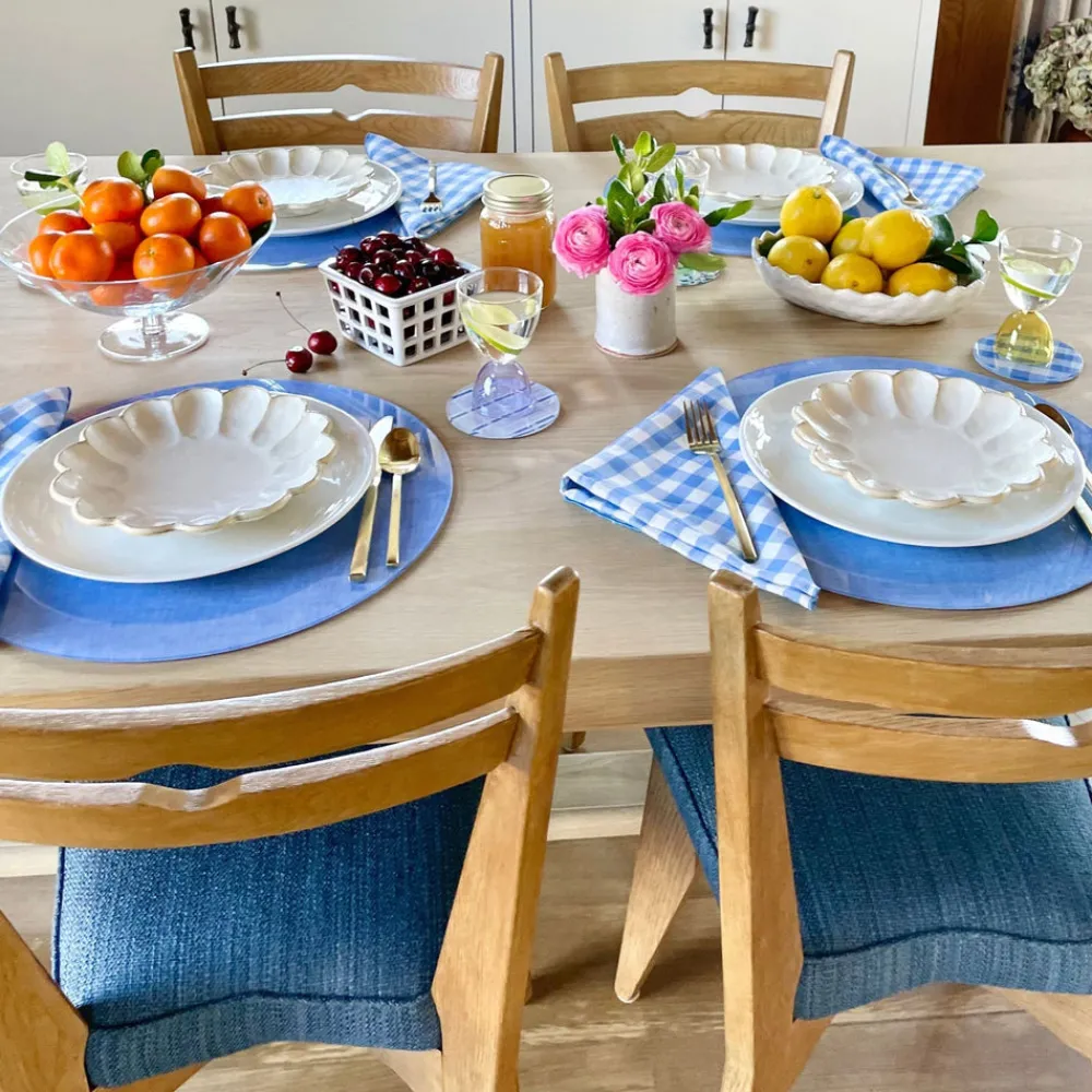 Proper Table Co. Place Settings & Linens|Campbell Blue Chambray Placemat