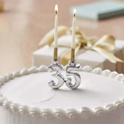 Mariposa Candles|Candle Number Holder Set