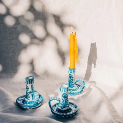 Pomelo Casa Candles|Candlestick With Hand Painted Designs