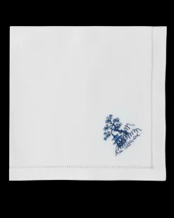 Henry Handwork Place Settings & Linens|Canton Blue Napkin