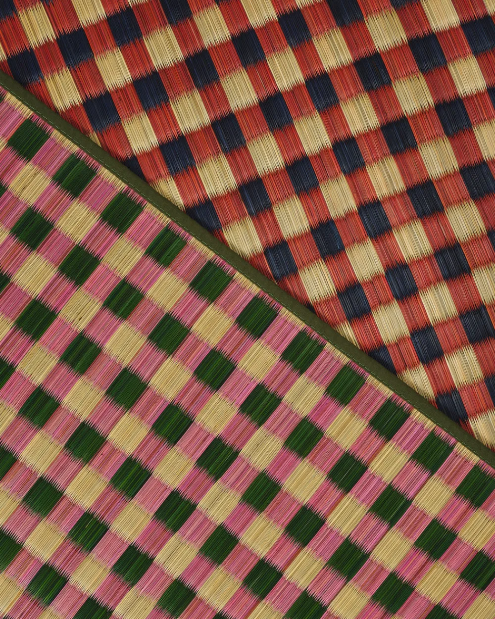 Cabana Place Settings & Linens|Capri Placemat, Pink and Green