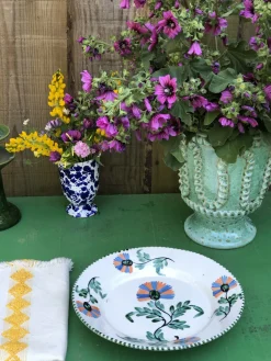 Carolina Irving and Daughters Dinnerware|Carnation Dinner Plate