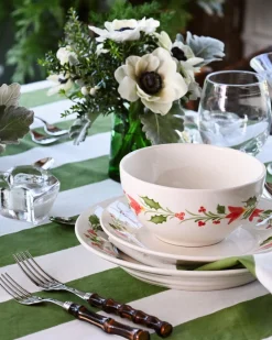 Carolina Irving and Daughters Dinnerware|Carolina Irving x OTM Holly Dinner Plate
