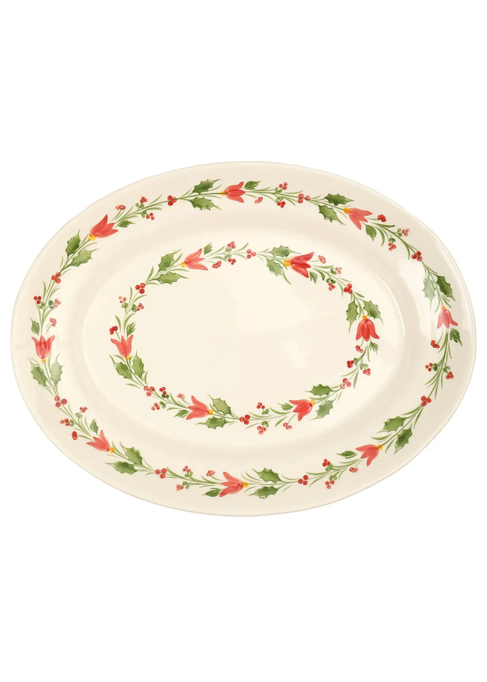 Carolina Irving and Daughters Dinnerware|Carolina Irving x OTM Holly Oval Platter