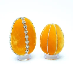 Hot Skwash Living|Décor|Carrot Crystal Trimmed Egg