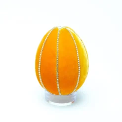 Hot Skwash Living|Décor|Carrot Crystal Trimmed Egg