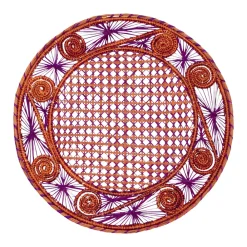 Cabana Place Settings & Linens|Cartagena Placemat Maroon