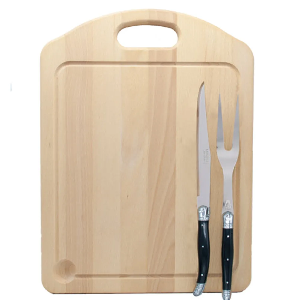 Jean Dubost Laguiole Dinnerware|Carving Board & Carving Set
