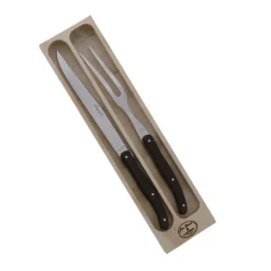 Jean Dubost Laguiole Flatware|Carving Set in Wenge Wood