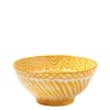 Pomelo Casa Dinnerware|Casa Amarilla Medium Bowl with Hand-painted Designs