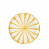 Pomelo Casa Dinnerware|Casa Amarilla Salad Plate with Candy Cane Stripes