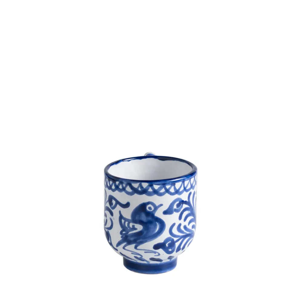 Pomelo Casa Dinnerware|Casa Azul Mug with Hand-painted Designs