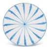 Pomelo Casa Dinnerware|Casa Celeste Dinner Plate with Candy Cane Stripes