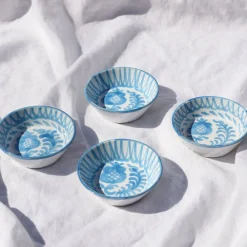 Pomelo Casa Dinnerware|Casa Celeste Mini Bowl with Hand-Painted Designs