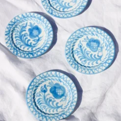 Pomelo Casa Dinnerware|Casa Celeste Mini Plate with Hand-Painted Designs