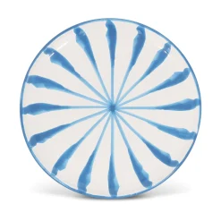 Pomelo Casa Dinnerware|Casa Celeste Salad Plate with Candy Cane Stripes