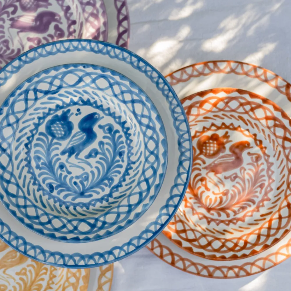 Pomelo Casa Dinnerware|Casa Celeste Salad Plate with Traditional Designs