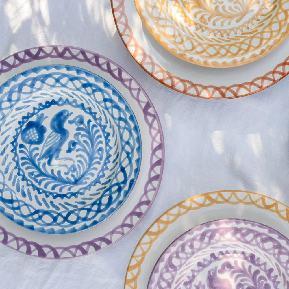 Pomelo Casa Dinnerware|Casa Celeste Salad Plate with Traditional Designs