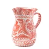 Pomelo Casa Dinnerware|Casa Coral Medium Pitcher with Hand-painted Designs