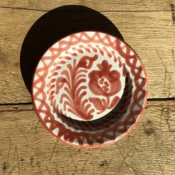 Pomelo Casa Dinnerware|Casa Coral Mini Plate with Hand-painted Designs