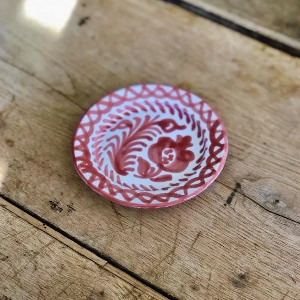 Pomelo Casa Dinnerware|Casa Coral Mini Plate with Hand-painted Designs