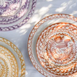 Pomelo Casa Dinnerware|Casa Coral Salad Plate with Traditional Designs