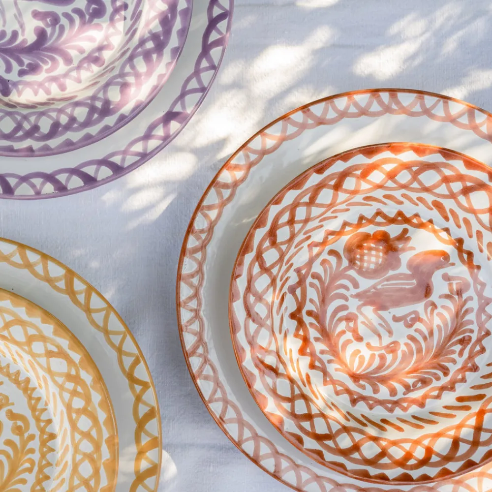 Pomelo Casa Dinnerware|Casa Coral Salad Plate with Traditional Designs