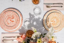 Pomelo Casa Dinnerware|Casa Coral Salad Plate with Traditional Designs