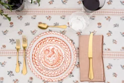 Pomelo Casa Dinnerware|Casa Coral Salad Plate with Traditional Designs