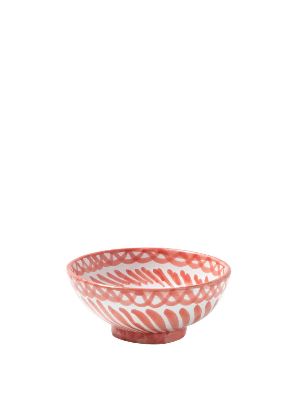Pomelo Casa Dinnerware|Casa Coral Small Bowl with Hand-painted Designs