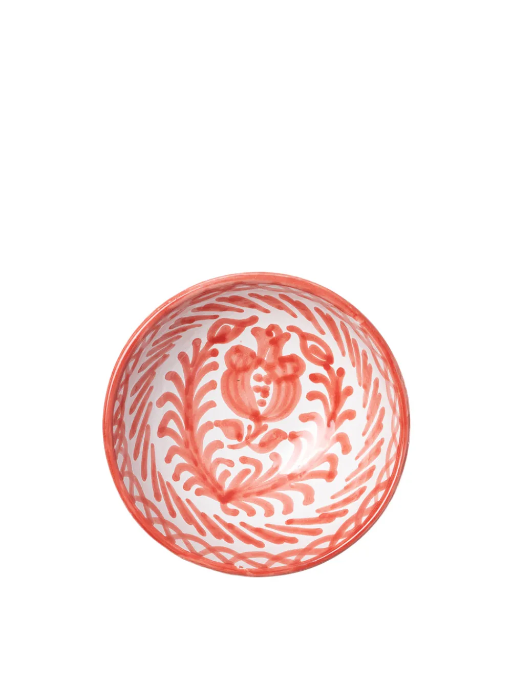 Pomelo Casa Dinnerware|Casa Coral Small Bowl with Hand-painted Designs