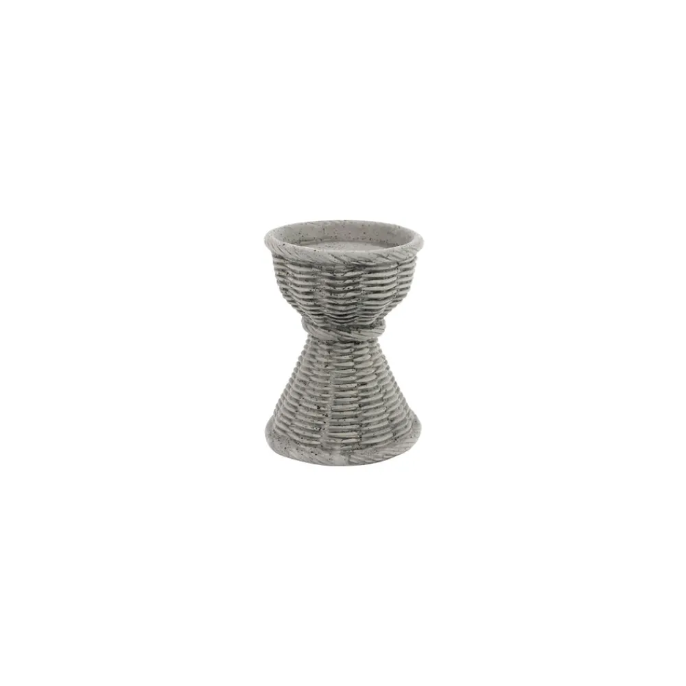 VIETRI Candles|Casa Gray Short Candlestick