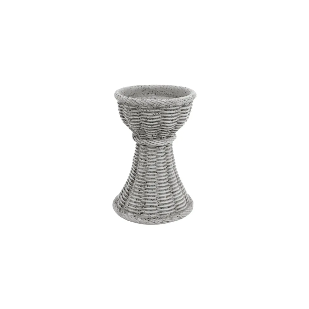VIETRI Candles|Casa Gray Short Candlestick