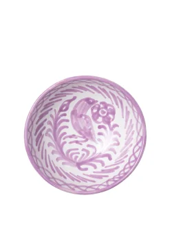 Pomelo Casa Dinnerware|Casa Lila Small Bowl with Hand-painted Designs